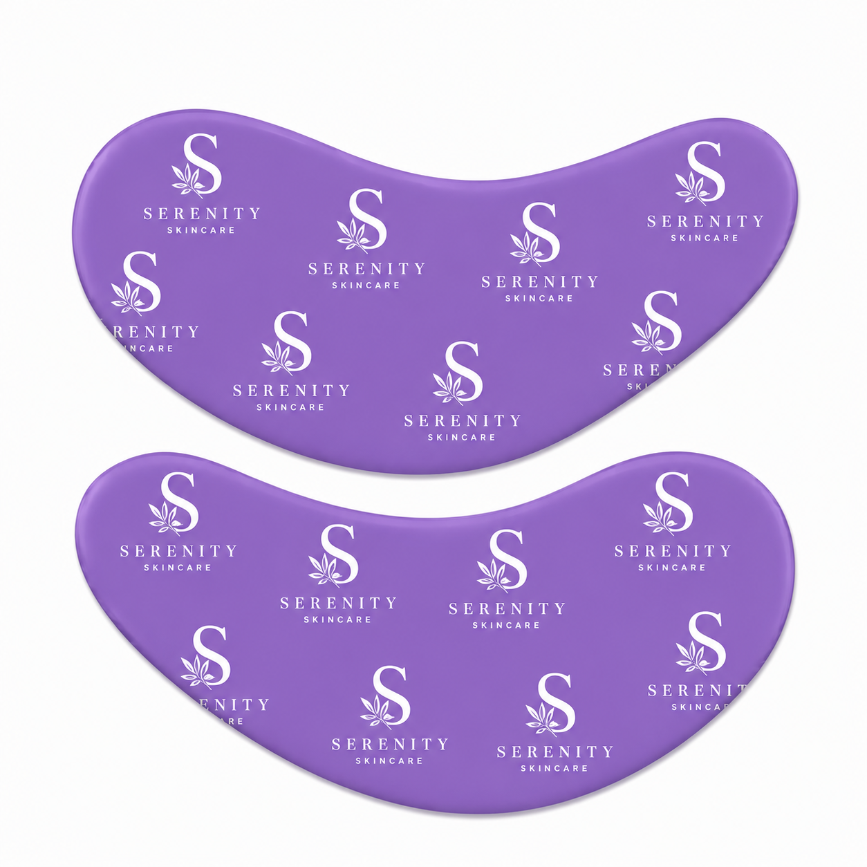 Custom Logo Reusable Silicone Eye Patches, Personalized Under Eye Patches
