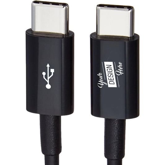 Custom USB C Cord, Printed Type C To C Charging Cable For Iphones, Samsung Phones & Tablets