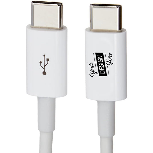 Custom USB C Cord, Printed Type C To C Charging Cable For Iphones, Samsung Phones & Tablets