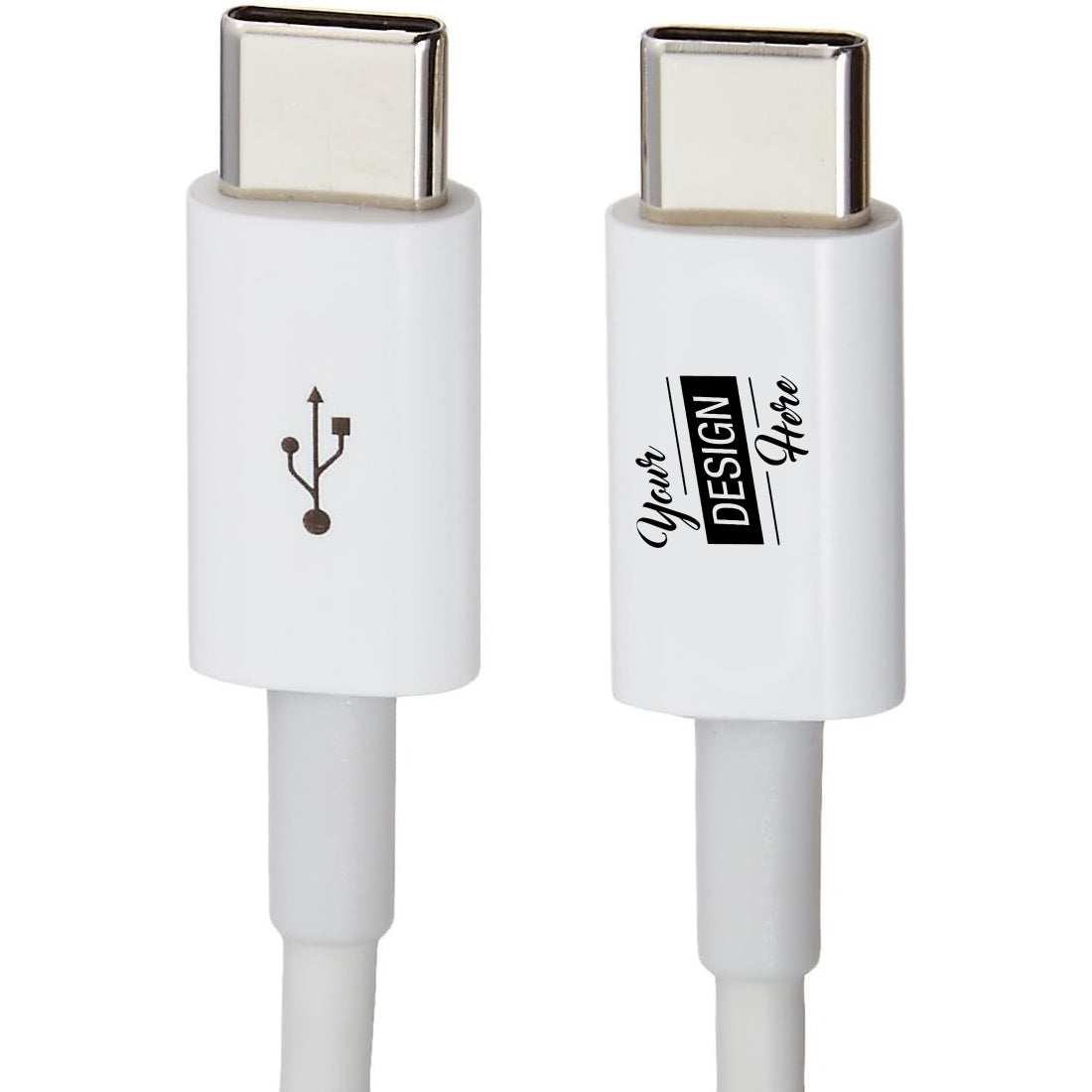Custom USB C Cord, Printed Type C To C Charging Cable For Iphones, Samsung Phones & Tablets