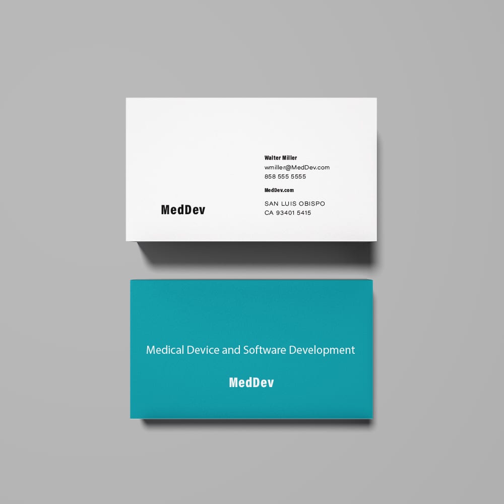Wholesale Economy 350gsm Silk Business Cards - Silk Coated