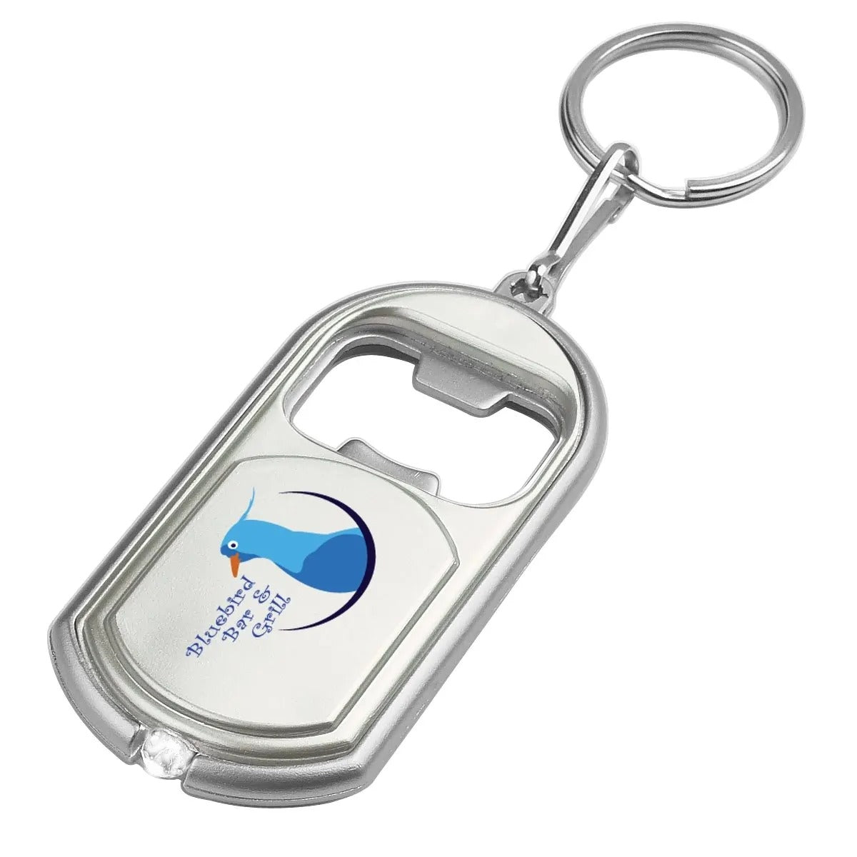 Custom Flash Light Bottle Opener Key Chain – Metal Frame Flash Light Bottle Openers