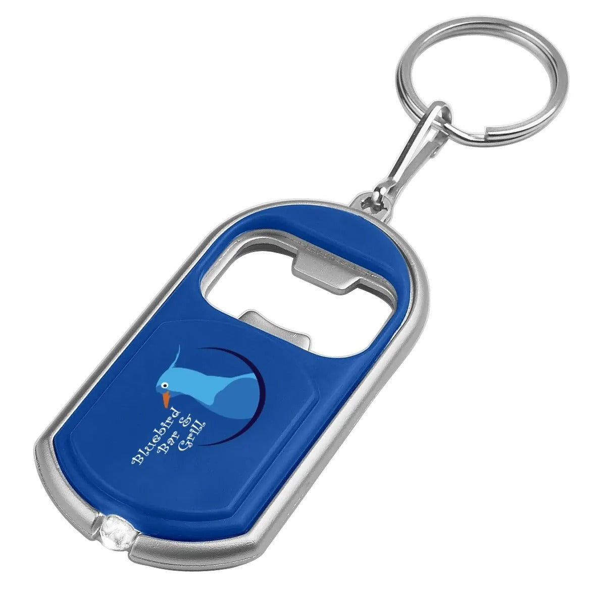 Custom Flash Light Bottle Opener Key Chain – Metal Frame Flash Light Bottle Openers