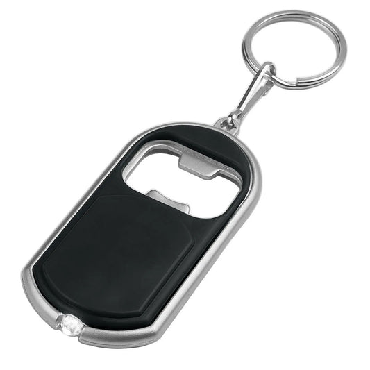 Custom Flash Light Bottle Opener Key Chain – Metal Frame Flash Light Bottle Openers