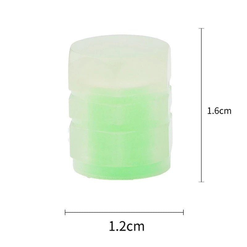 Wholesale Tire Valve Caps, Bulk Tire Valve Caps, Glow in the Dark Valve Caps - 4 Sets