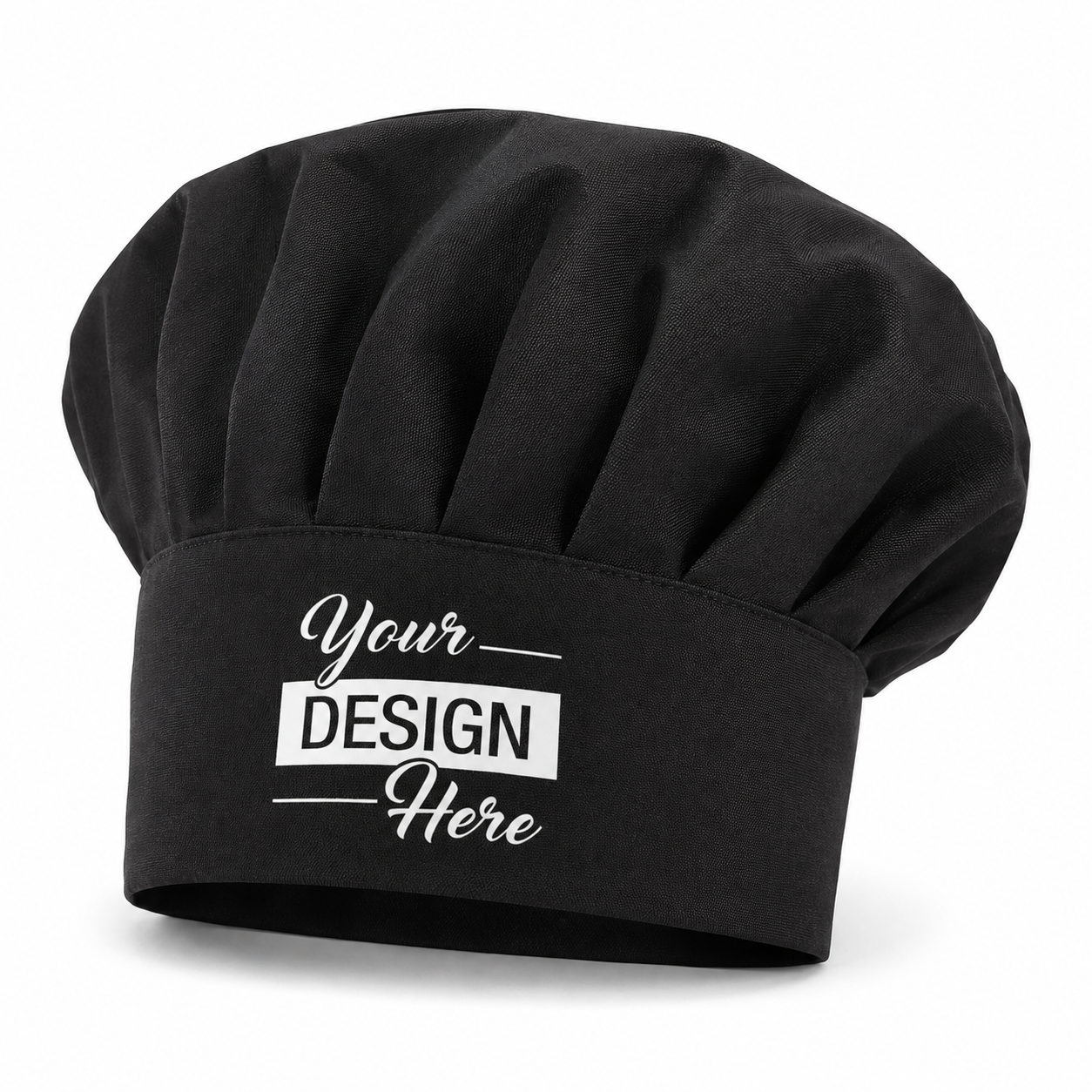 Custom Logo Chef Hats Personalized Kitchen Caps for Restaurants, Bakeries & Events