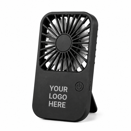 Custom Logo Rechargeable Handheld & Desktop Mini Fan