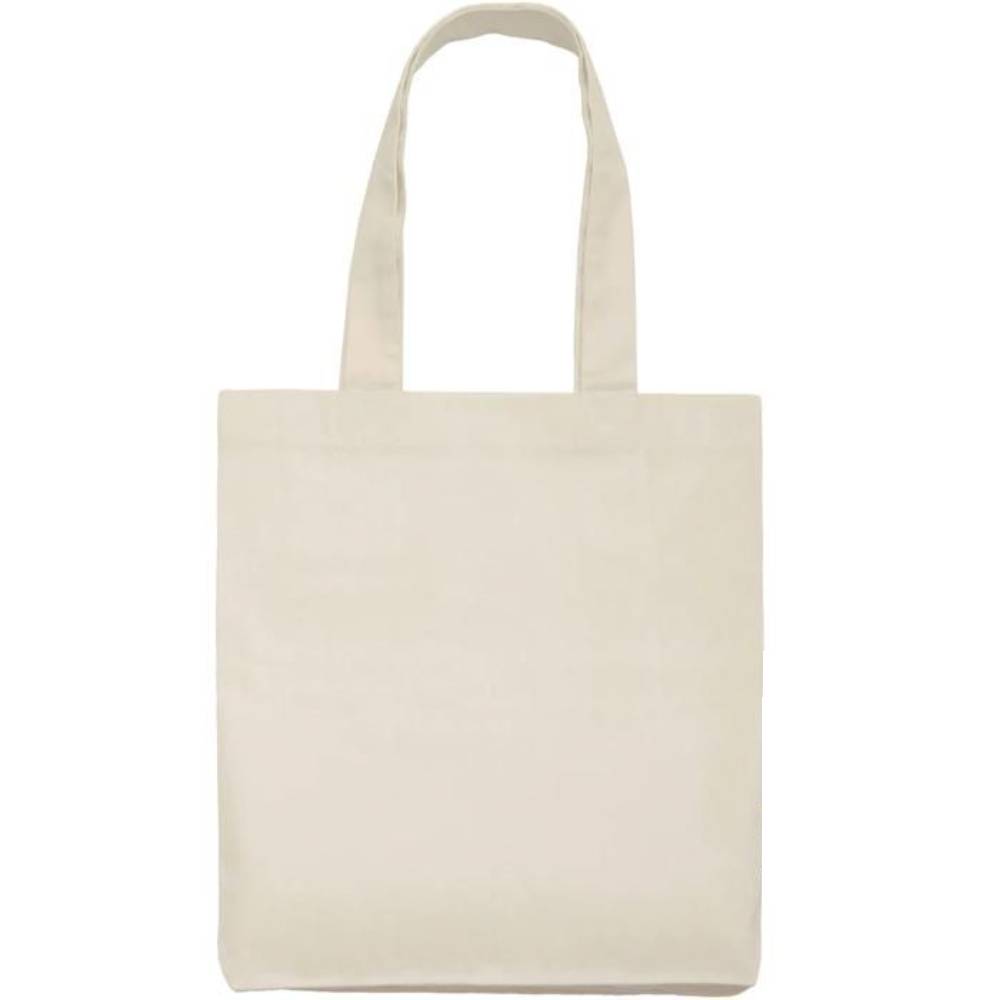 Promotional Custom Logo Cotton Sheeting Natural Economy Tote