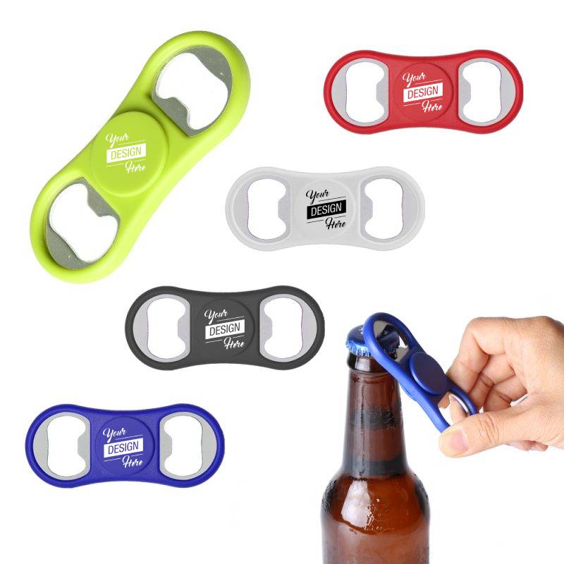 Custom Logo Fidget Spinner Function Bottle Opener Full Color Printing