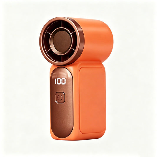 Custom Logo Portable Mini Turbo Fan with Digital Display