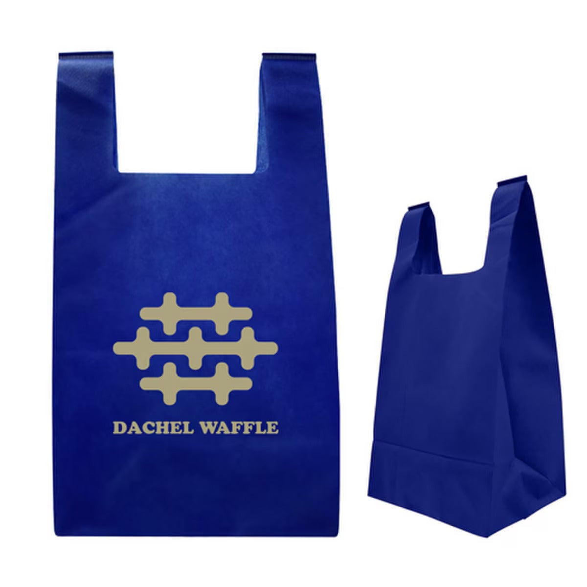 Custom Printed Reusable T-Shirt Style Non-Woven Tote Bags