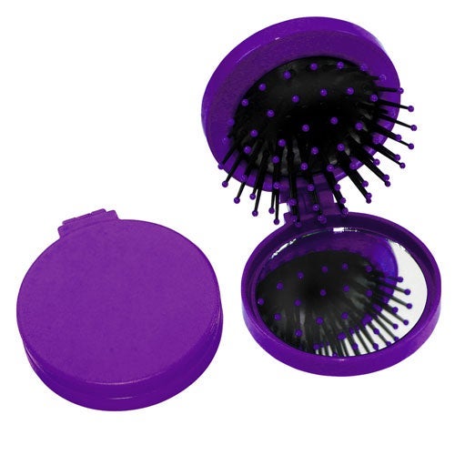 Custom Logo 2 in 1 Brush and Mirror Compact Kit