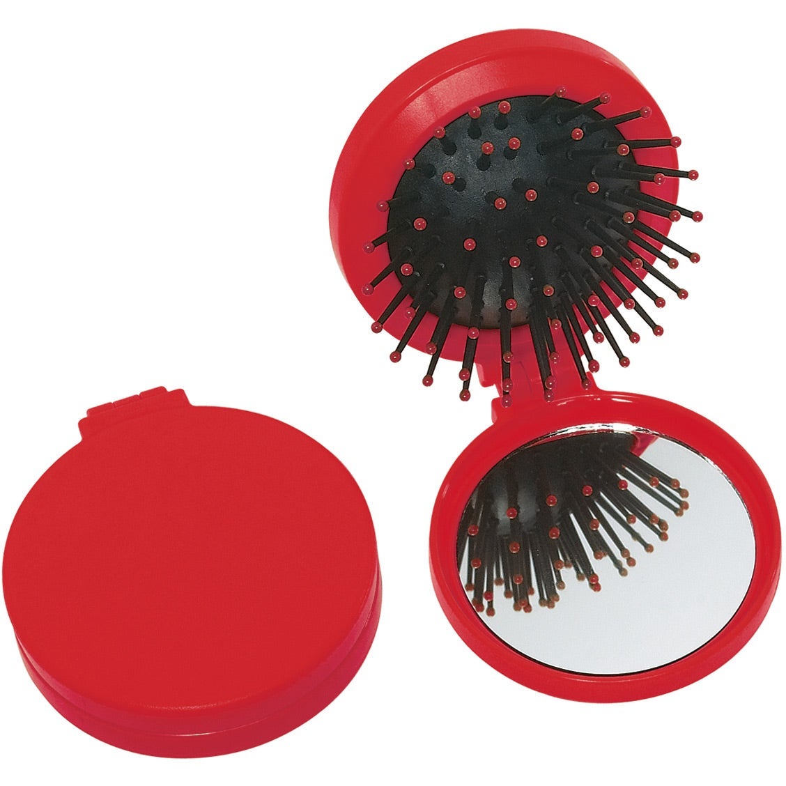 Custom Logo 2 in 1 Brush and Mirror Compact Kit