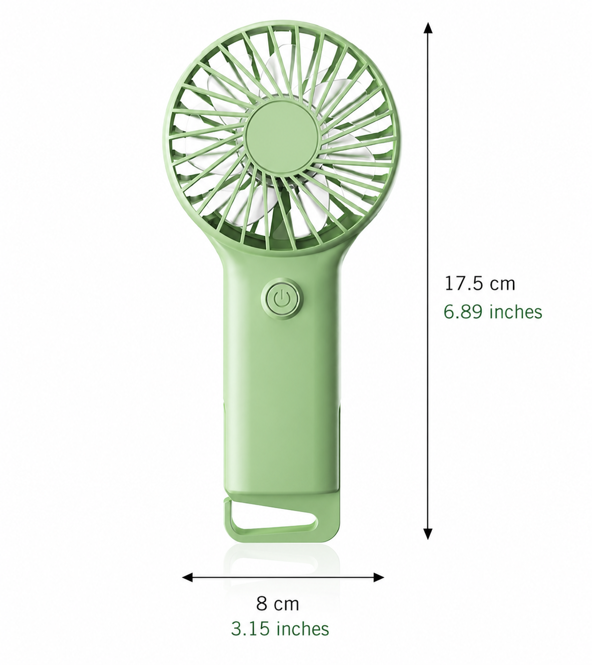 Custom Logo Rechargeable Handheld & Desktop Mini Fan with Built-in Stand
