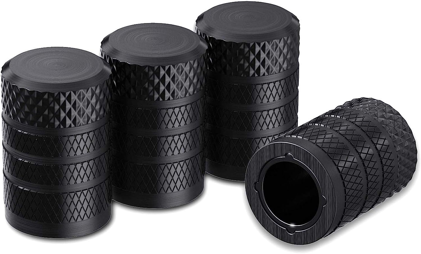 Custom Logo Tire Valve Caps, Promotional Tire Valve Caps, Logo Printed Tire Stem Caps - 4 Pcs/Pack