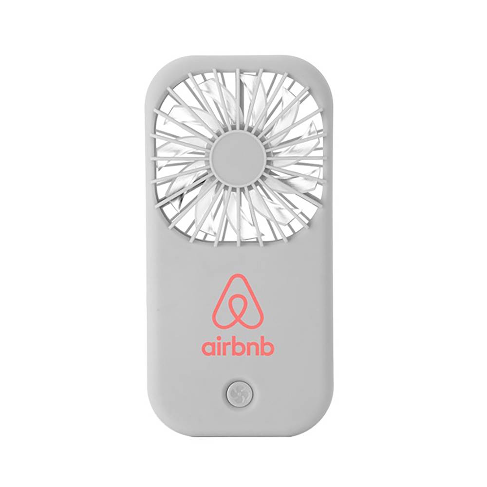Custom Logo Rechargeable Mini Portable Fan Square