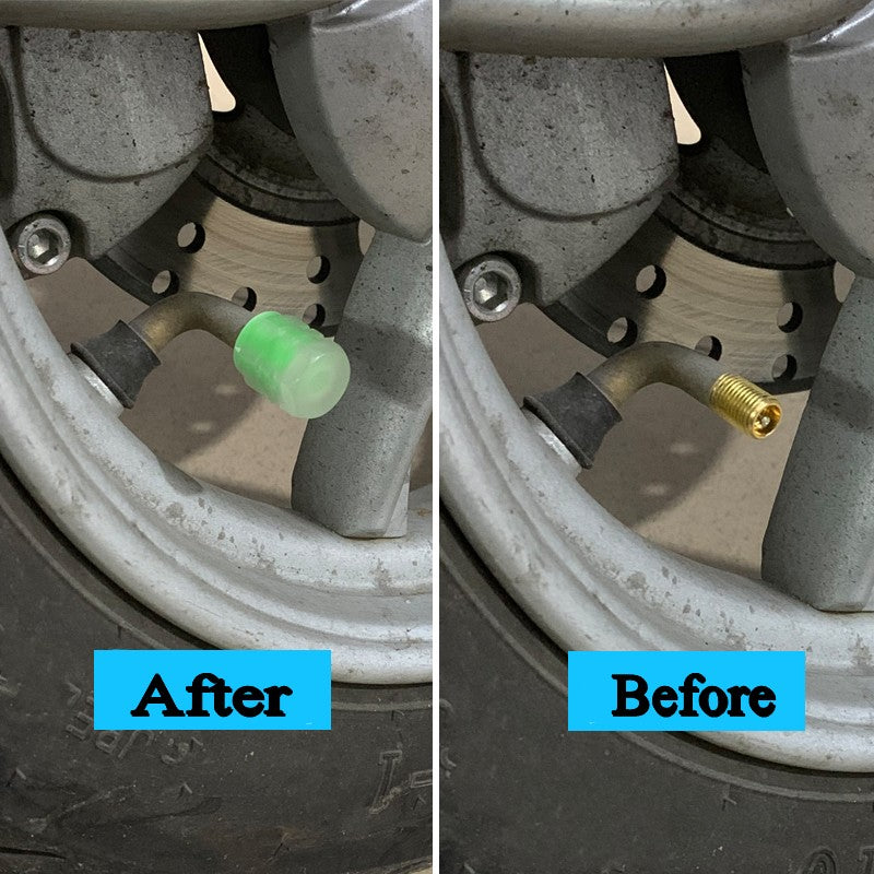Wholesale Tire Valve Caps, Bulk Tire Valve Caps, Glow in the Dark Valve Caps - 4 Sets