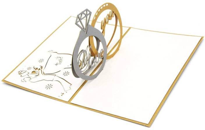 Promotional Custom 3D Pop Up Paper Greeting Cards For Multi Purpose Use