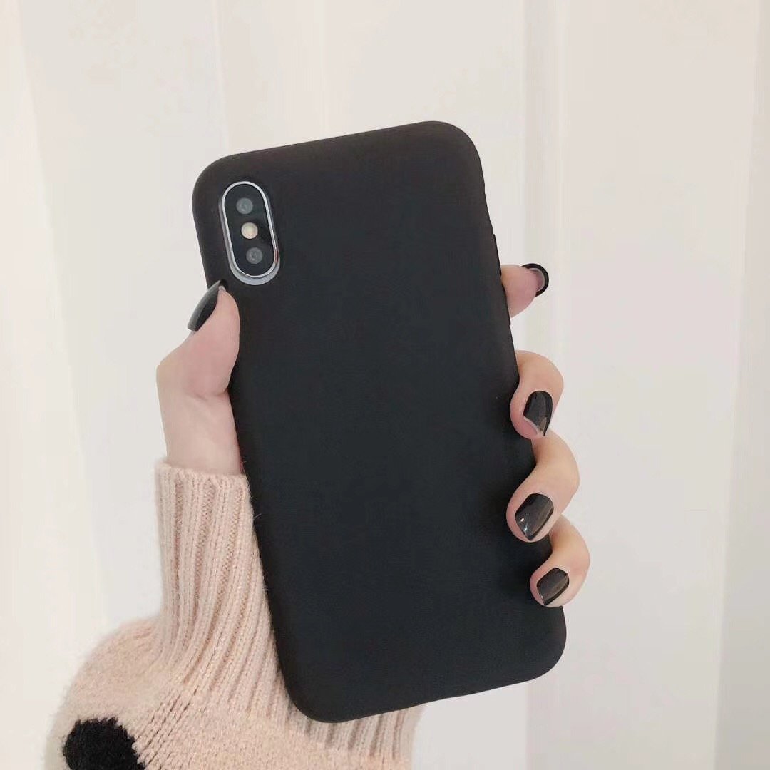 Bulk Solid Candy Color Shockproof Protective Phone Cases for All IPhone Models