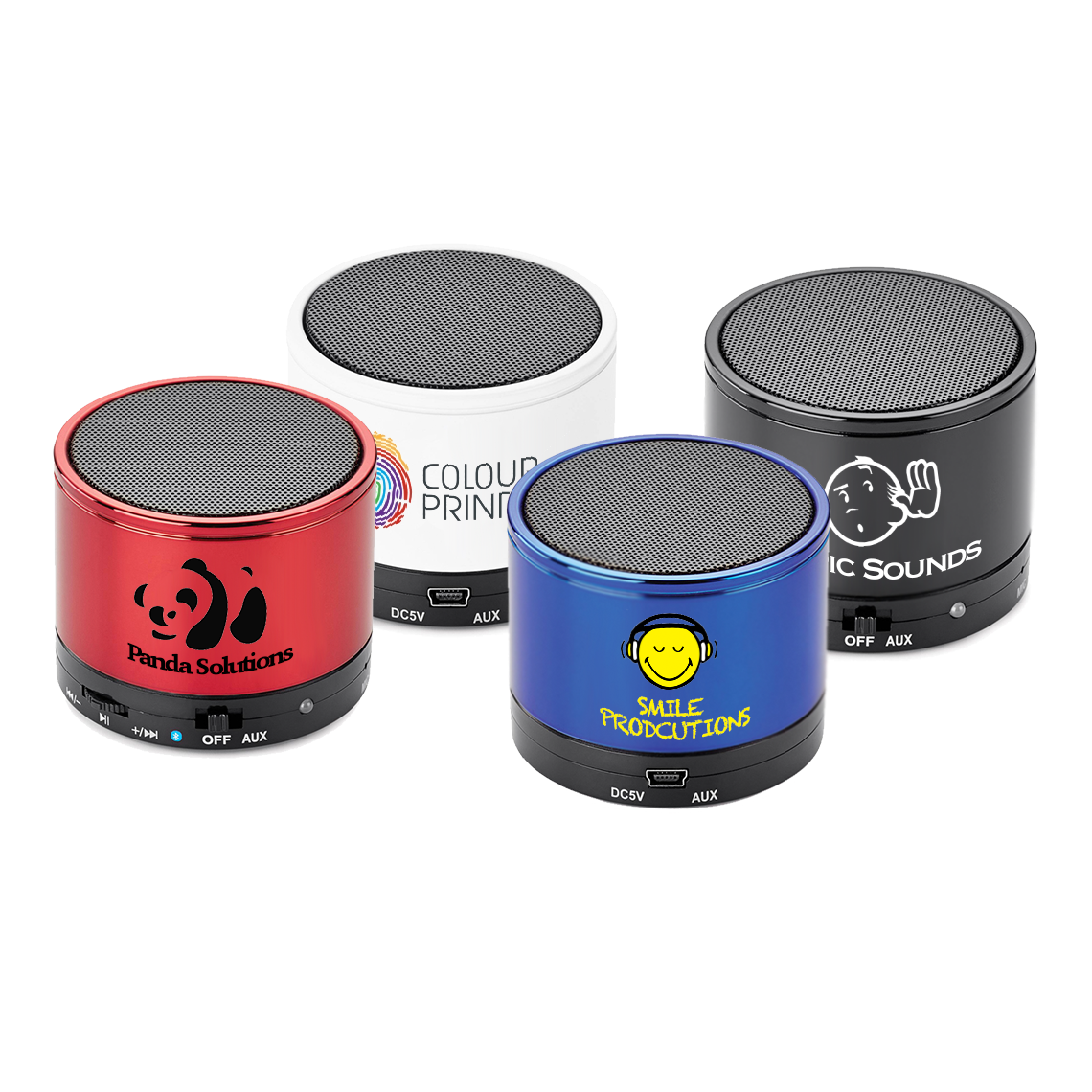 Custom Promotional Bolt Round Bluetooth Speaker