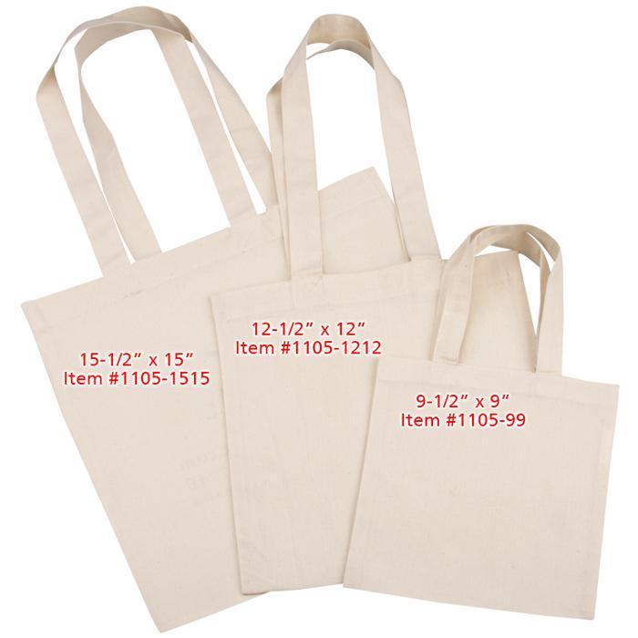 Promotional Custom Logo Cotton Sheeting Natural Economy Tote