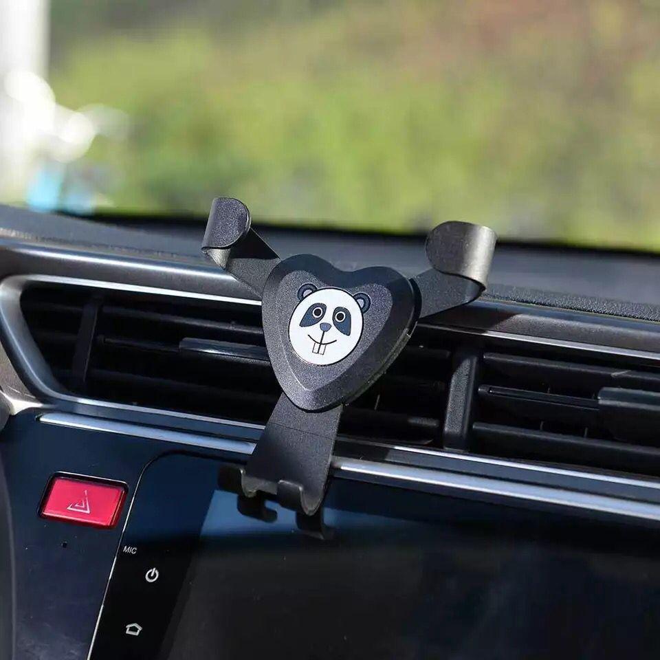 Promotional Custom Logo Universal Air Vent Gravity Auto Lock Metal Car Phone Holder