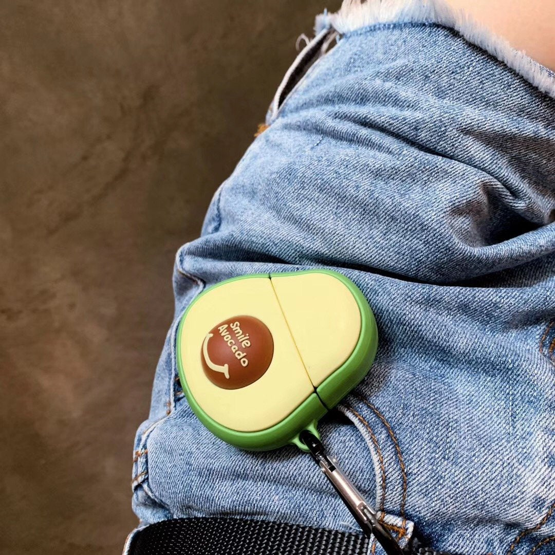 Wholesale Airpod Cover Avocado Smile Shape Case