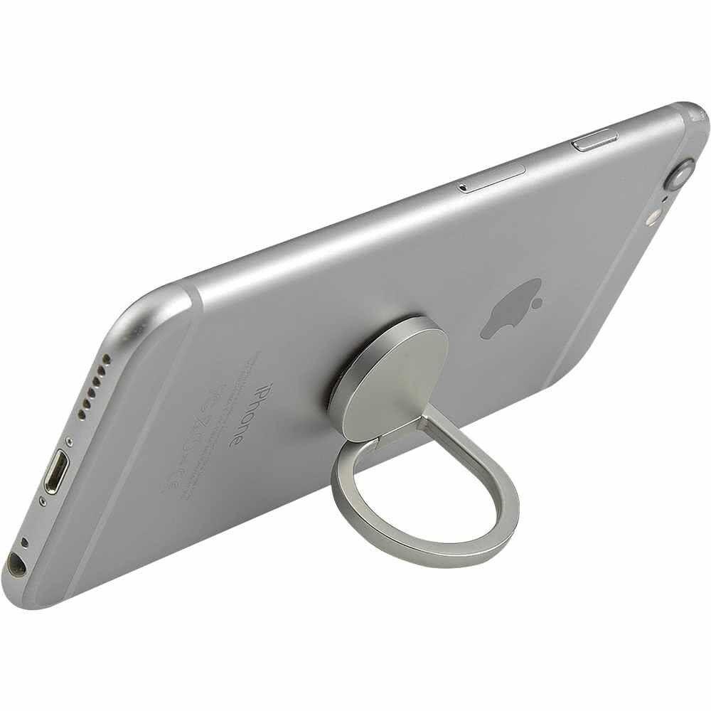 Promotional Custom Logo Aluminum Cell Phone Ring and Stand