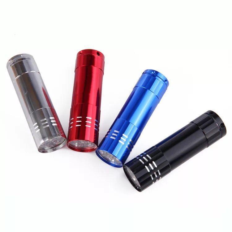 Custom Logo Push-Button Flashlight Promotional Aluminum LED Flashlight