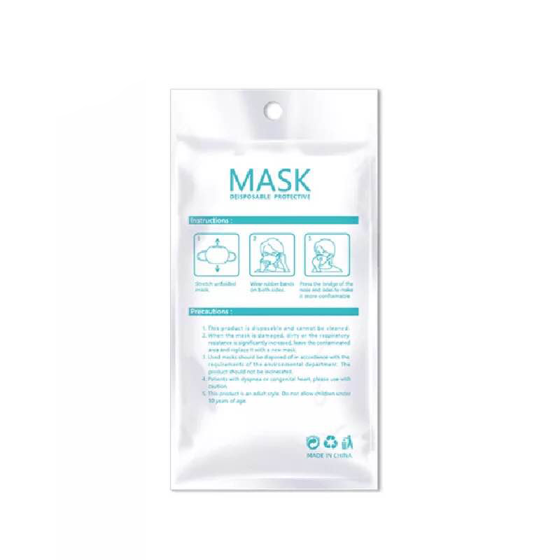 Bulk DIY Face Masks 3 Layer Medical Masks 5 In A Pack For Customize Yourself