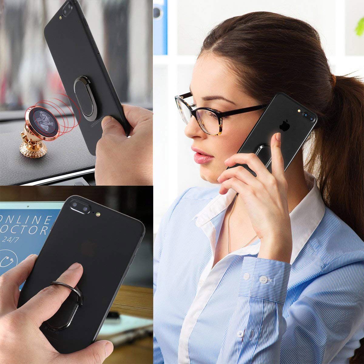Promotional Custom Logo Insignia 360° Magnetic Phone Stand