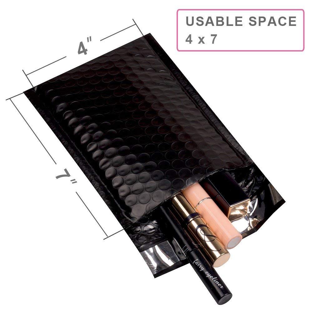 Custom Metallic Poly Bubble Mailers Padded Envelopes Shipping Bags Self Seal