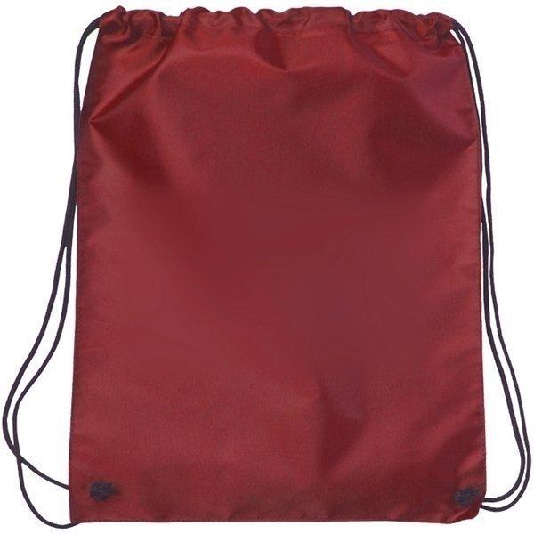 Promotional Custom Logo Polyester Cinch Up Drawstring Backpacks