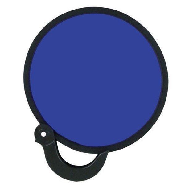 Custom Logo Foldable Handle Fans Promotional Nylon Folding Handle Fans