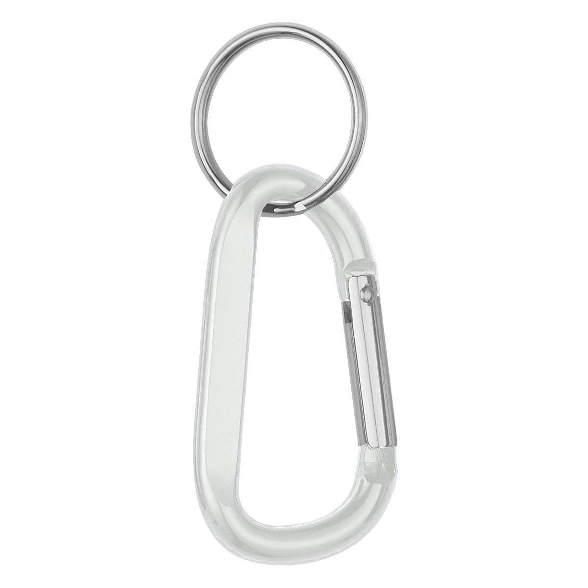 Custom Logo Carabiner With Split Ring Promotional Key Chains