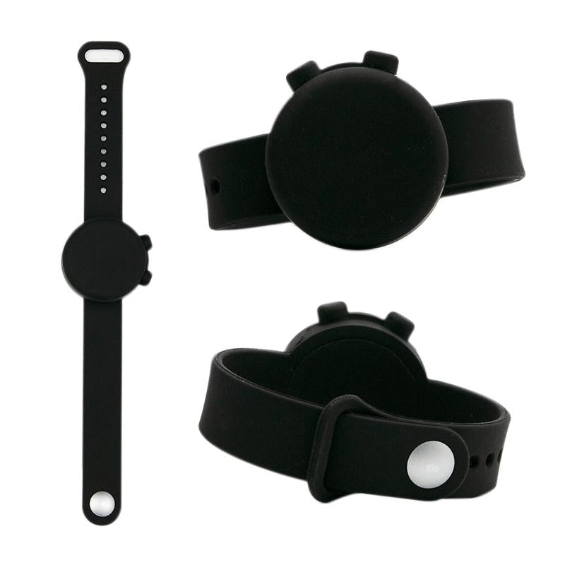 Custom Logo Adjustable Hand Sanitizer Dispenser Silicone Wristbands Round