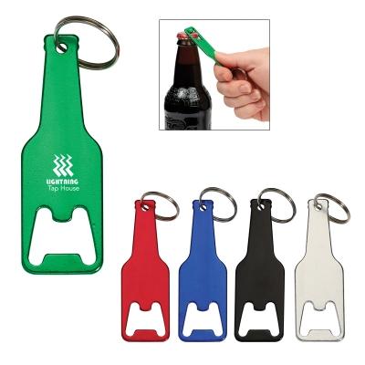 Promotional Custom Logo Bottle Shaped Opener Key Tag