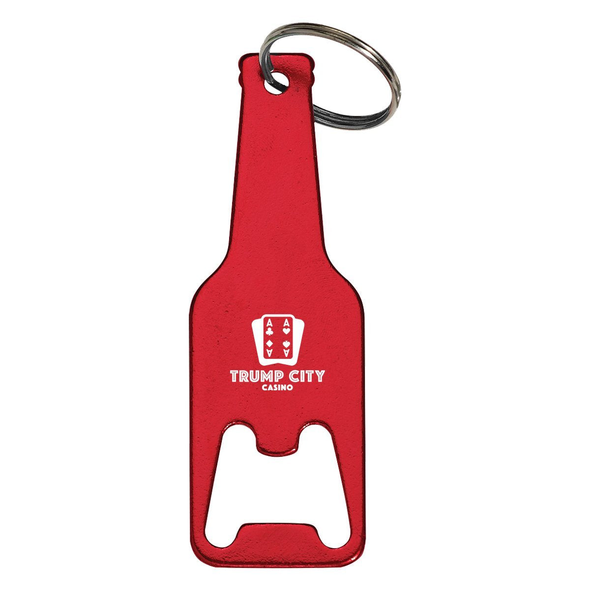 Promotional Custom Logo Bottle Shaped Opener Key Tag