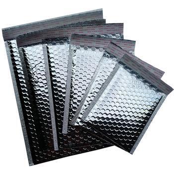 Custom Metallic Poly Bubble Mailers Padded Envelopes Shipping Bags Self Seal