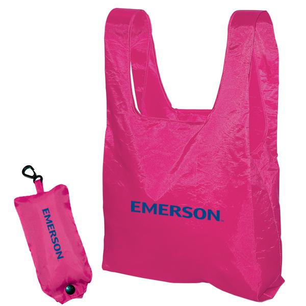 Promotional Custom Logo Folding Tote Bags In a Pouch