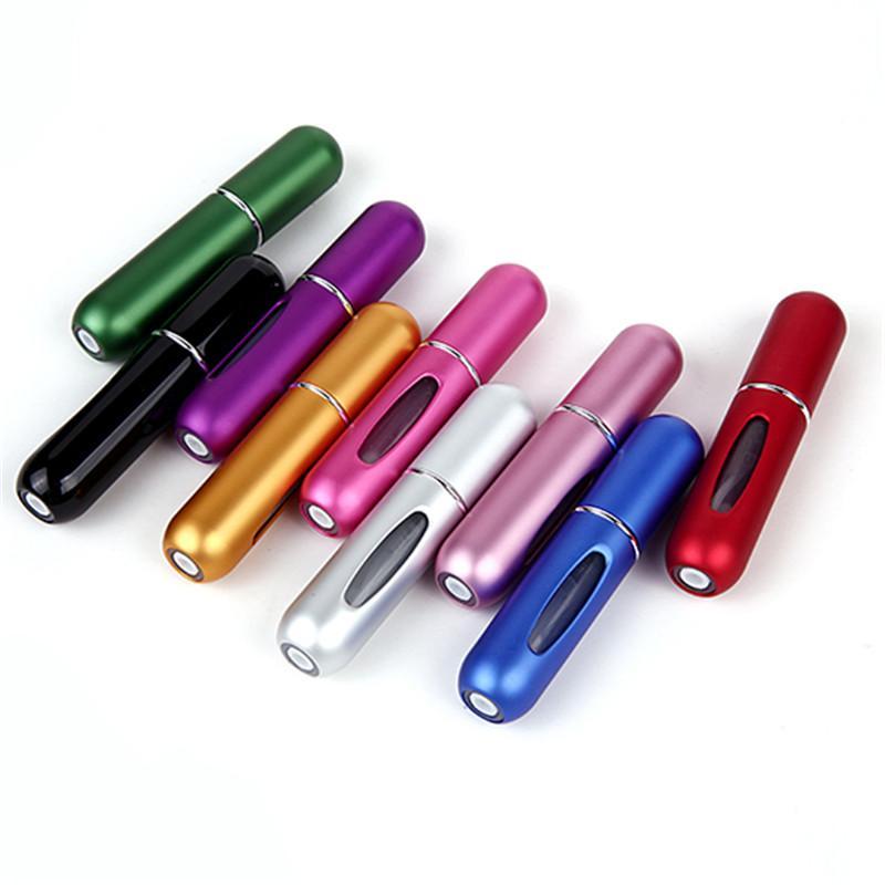 Bulk Portable Mini Refillable Perfume Bottle With Spray Scent Pump 5ml Cosmetic Containers Spray Atomizer Bottle For Travel