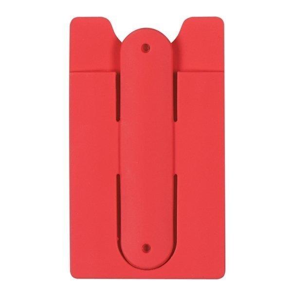 Custom Logo Silicone Phone Wallet With Stand