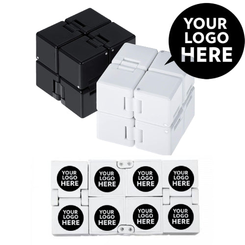 Custom Logo Infinity Cube, Promotional Fidget Cube Printed With Your logo