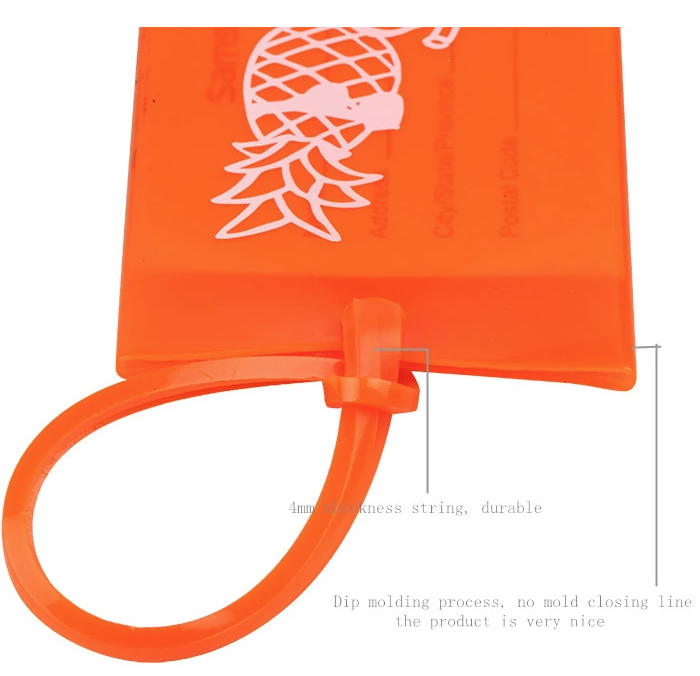 Promotional Custom Logo luggage tags, Travel Company Logo Giveaway Luggage Tags