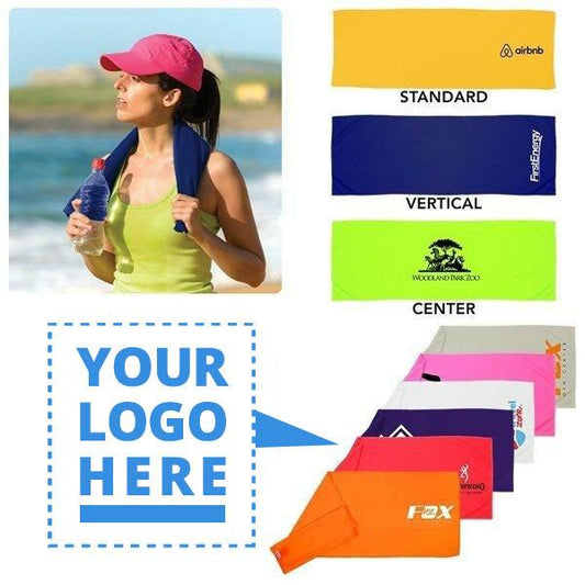 Promotional Custom Logo Instant Cooling Towels