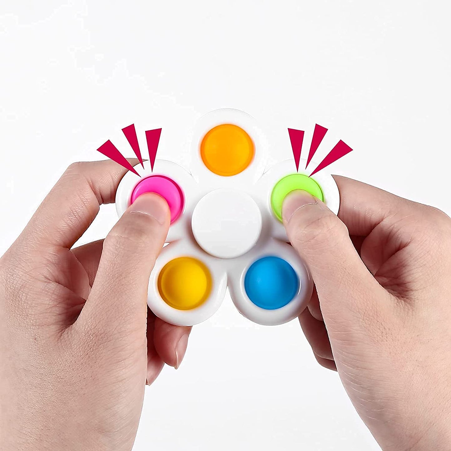 Custom Pop Fidget Spinners, Promotional Pop It Fidget Spinner With Your Logo - HOT!