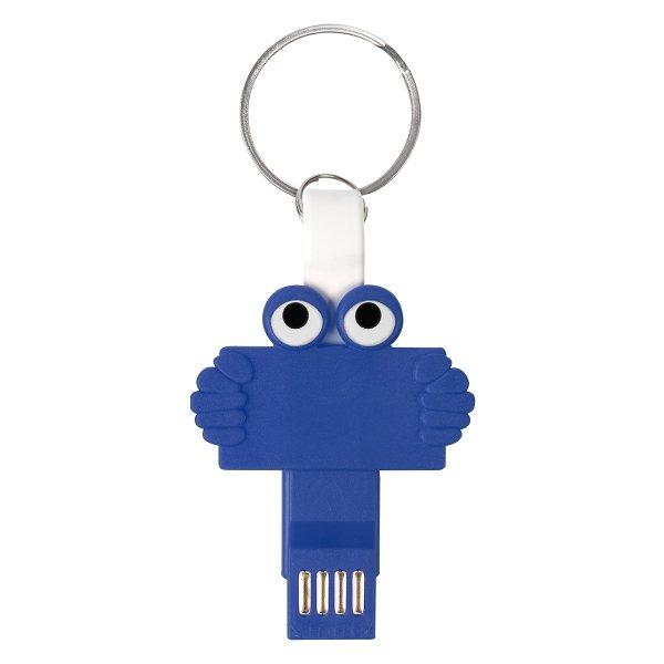 Bulk DIY Clipster Buddy 3-In-1 Charging Cable Key Ring - 100 Pack