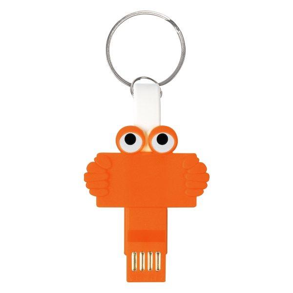 Bulk DIY Clipster Buddy 3-In-1 Charging Cable Key Ring - 100 Pack
