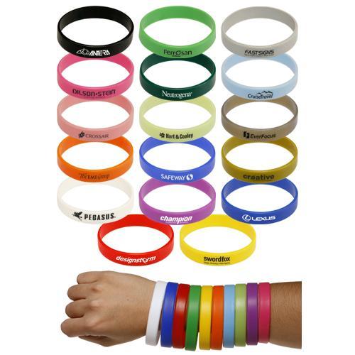 Custom Logo Silicone Wristbands