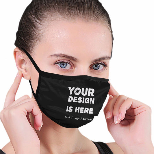 Custom Logo Cotton Face Mask Protects From Dust, Pollution And Cold